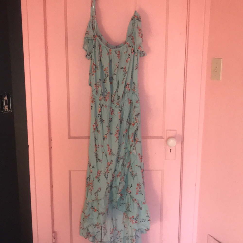 Off the shoulder midi dress